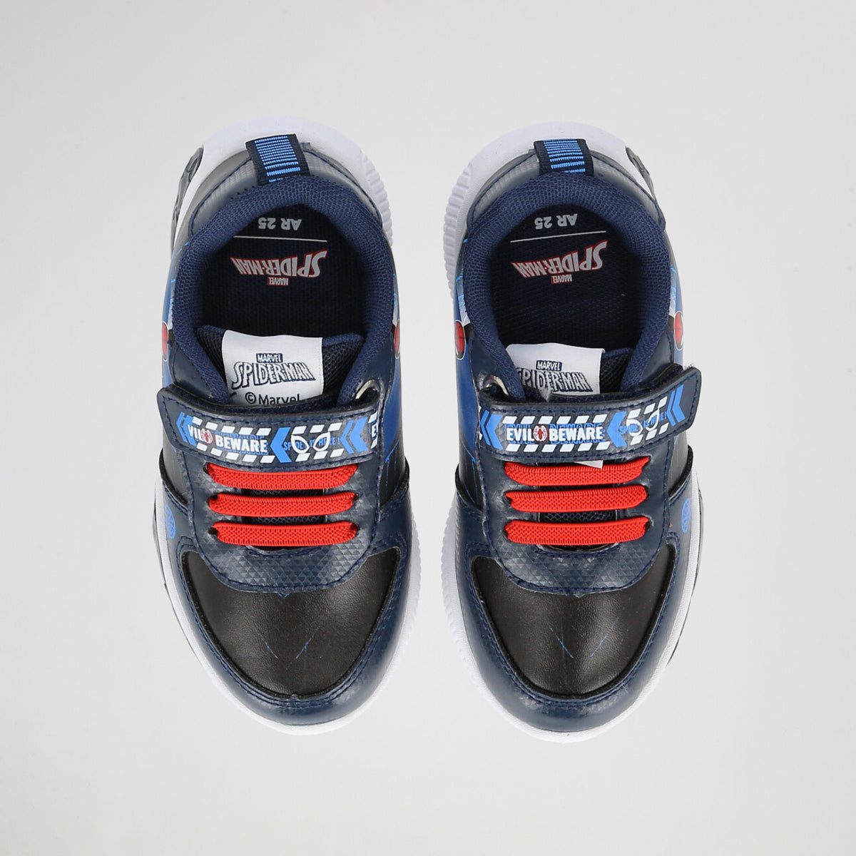 Zapatillas Footy Spiderman Plus Infantil con luces 4
