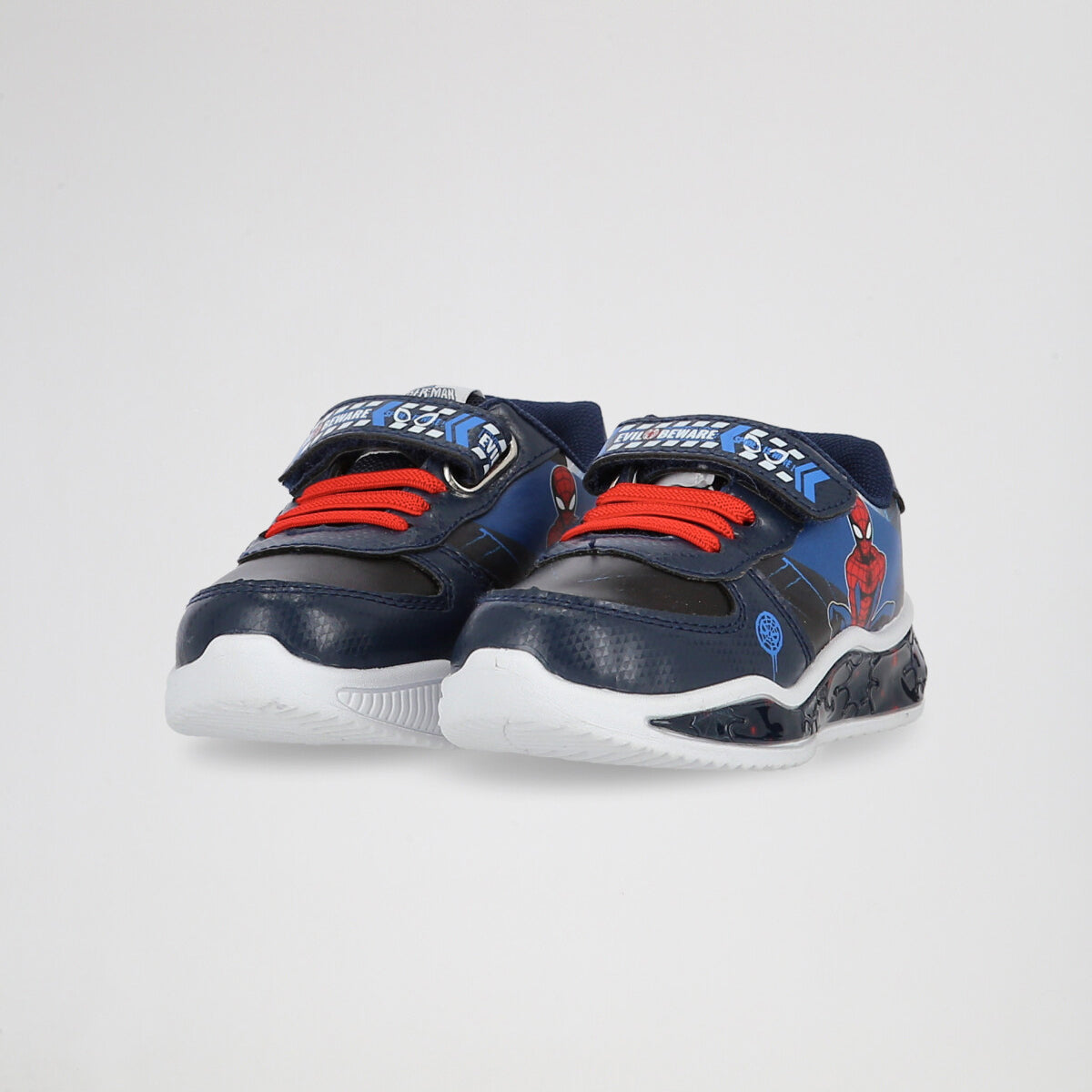 Zapatillas Footy Spiderman Plus Infantil con luces 6