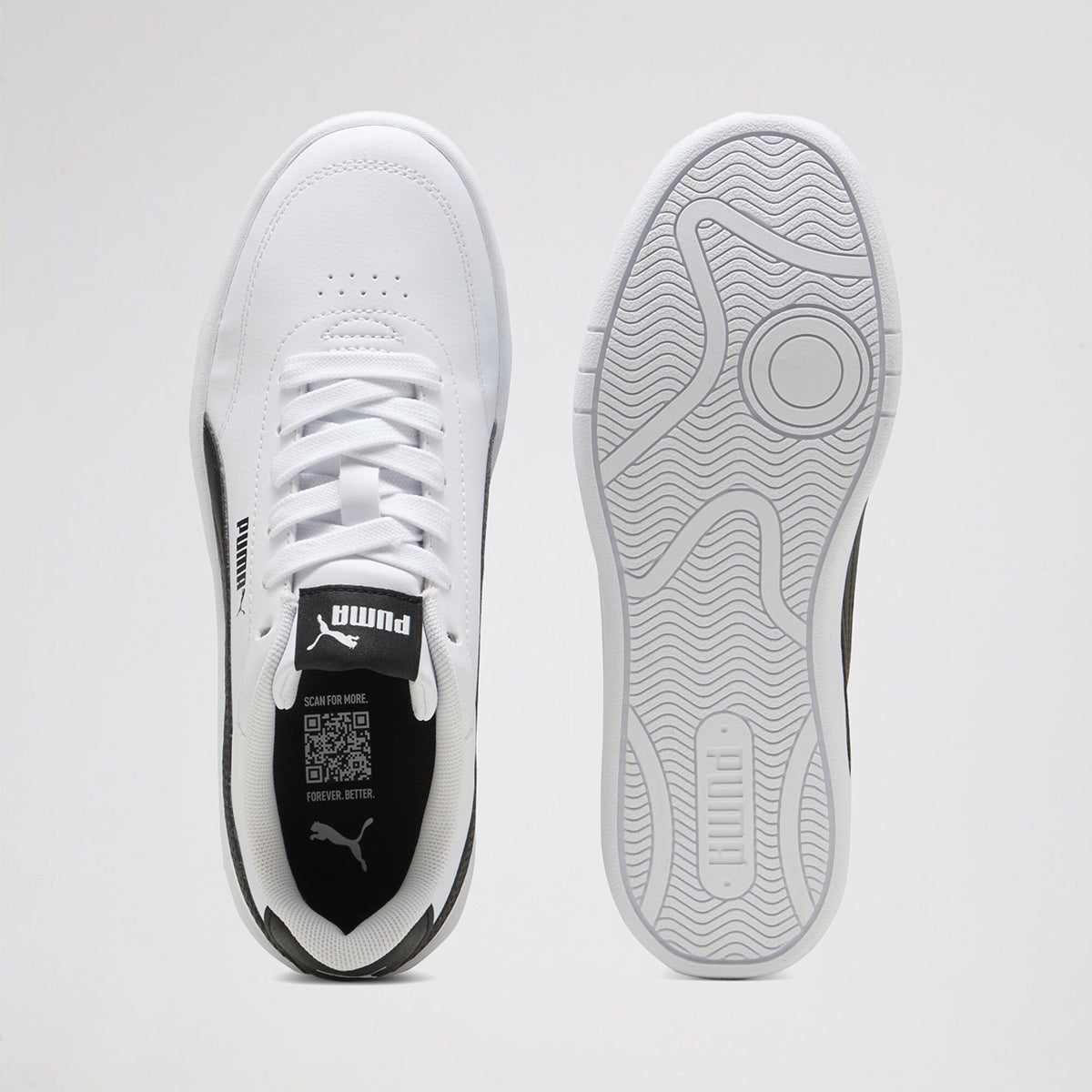 Zapatillas Puma Court Classic Clean Infantil SoftFoam 4