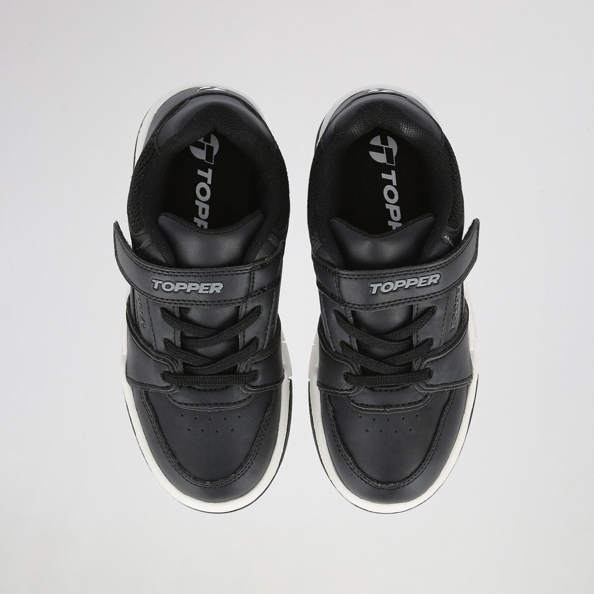 Zapatillas con velcro y cordón Topper Quarter Cs Infantil 4